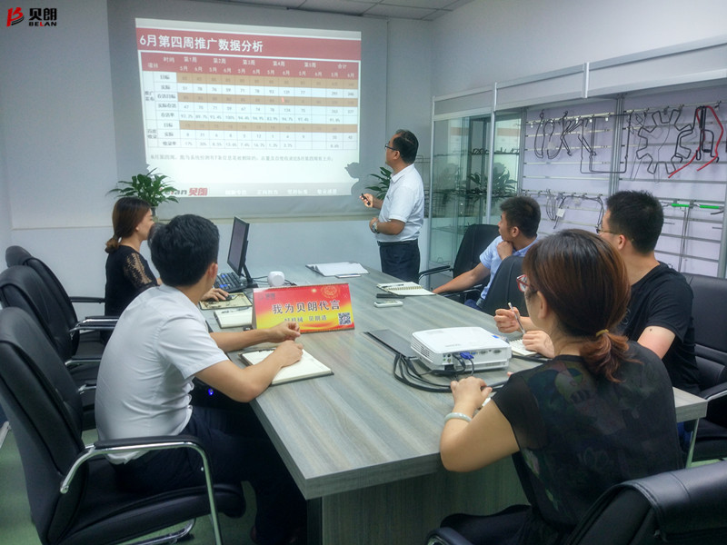 總結工作，計劃未來——貝朗鐵絲成型機（jī）員工周例會