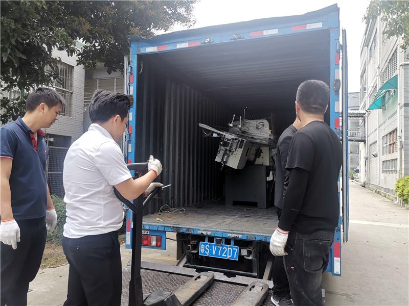 金屬線材成型機發貨中（zhōng）山某客戶啦